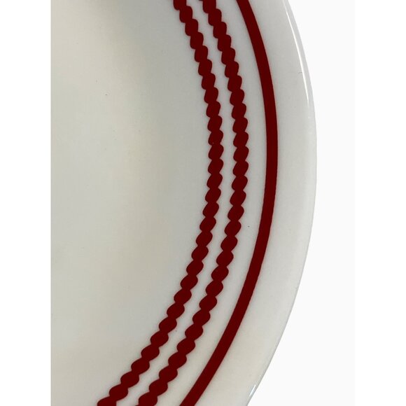 Corelle Bread Butter Plates Set Of 4 Ruby Red Made In USA - Picture 2 of 9